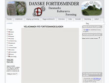 Tablet Screenshot of fortidsmindeguide.dk